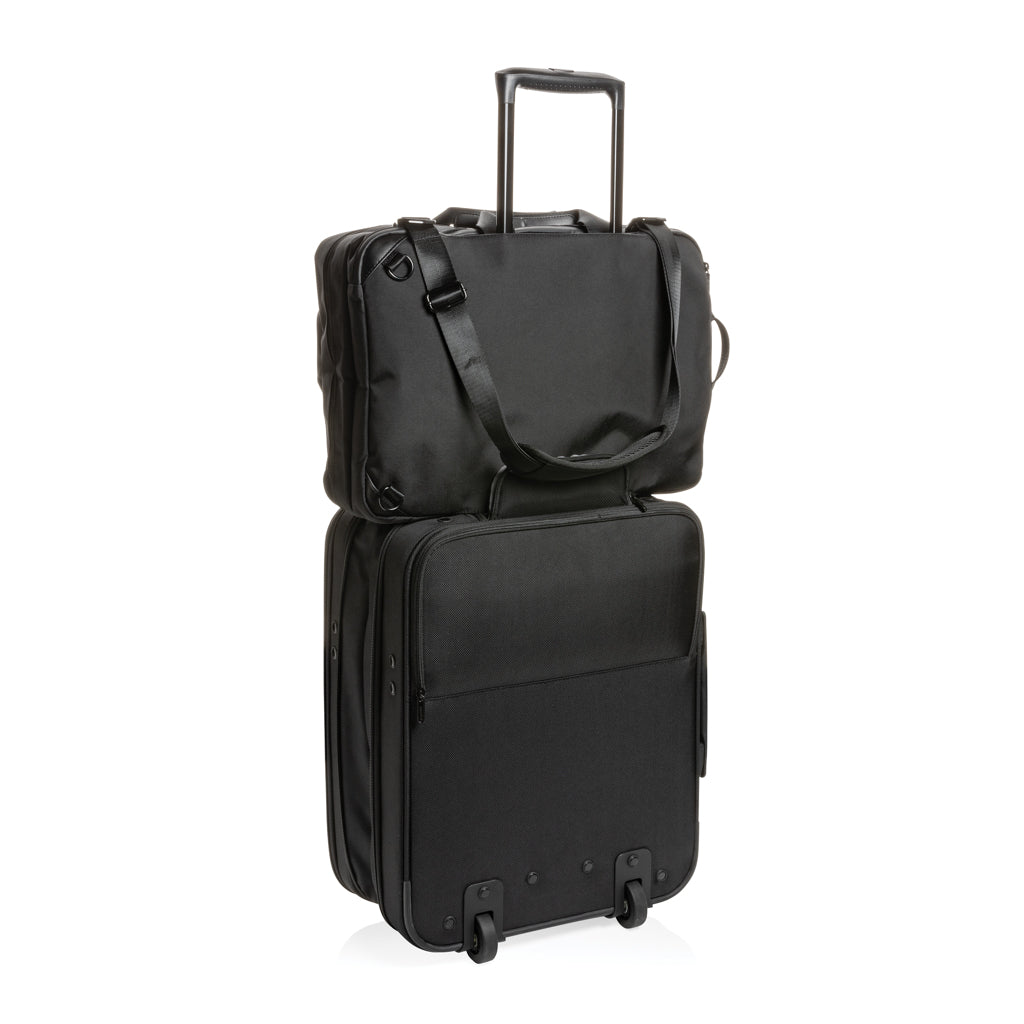 Swiss Peak Aware™ executive 2-in-1 laptop backpack - Black