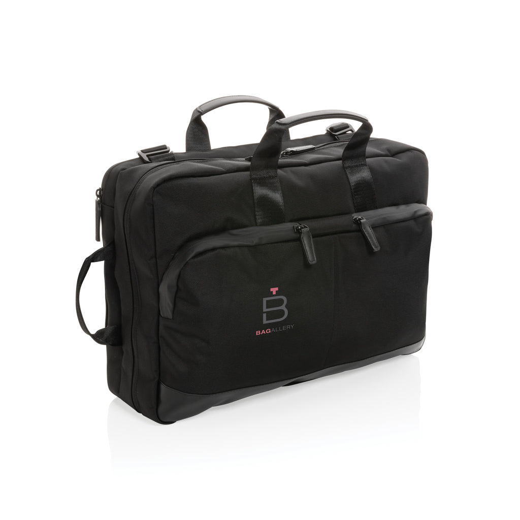 Swiss Peak Aware™ executive 2-in-1 laptop backpack - Black
