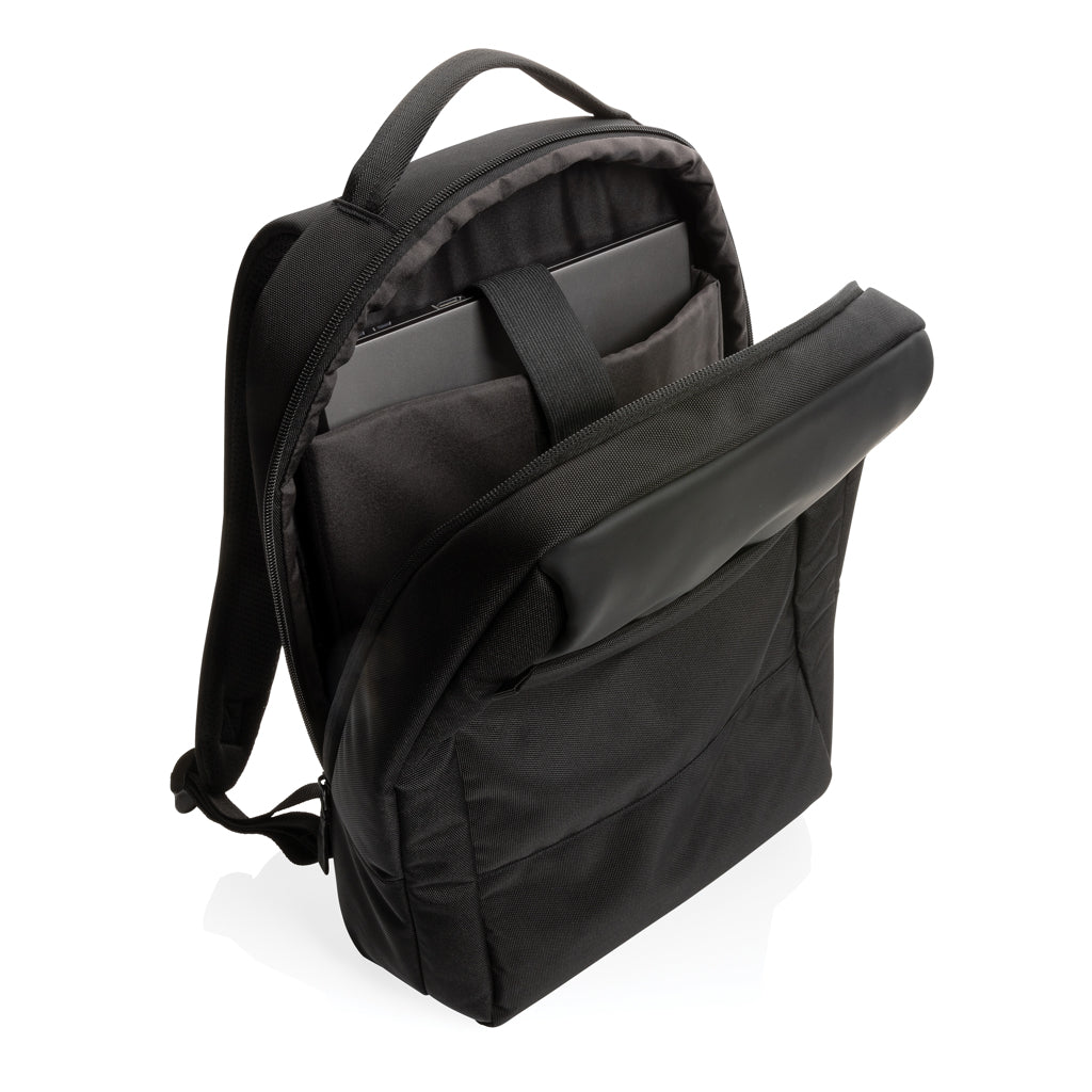 Swiss Peak AWARE™ RPET 15.6 inch day pack - Black
