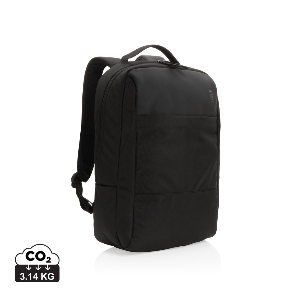 Swiss Peak AWARE™ RPET 15.6 inch day pack - Black