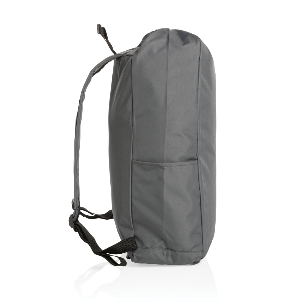 Impact AWARE™ RPET lightweight rolltop backpack - Anthracite