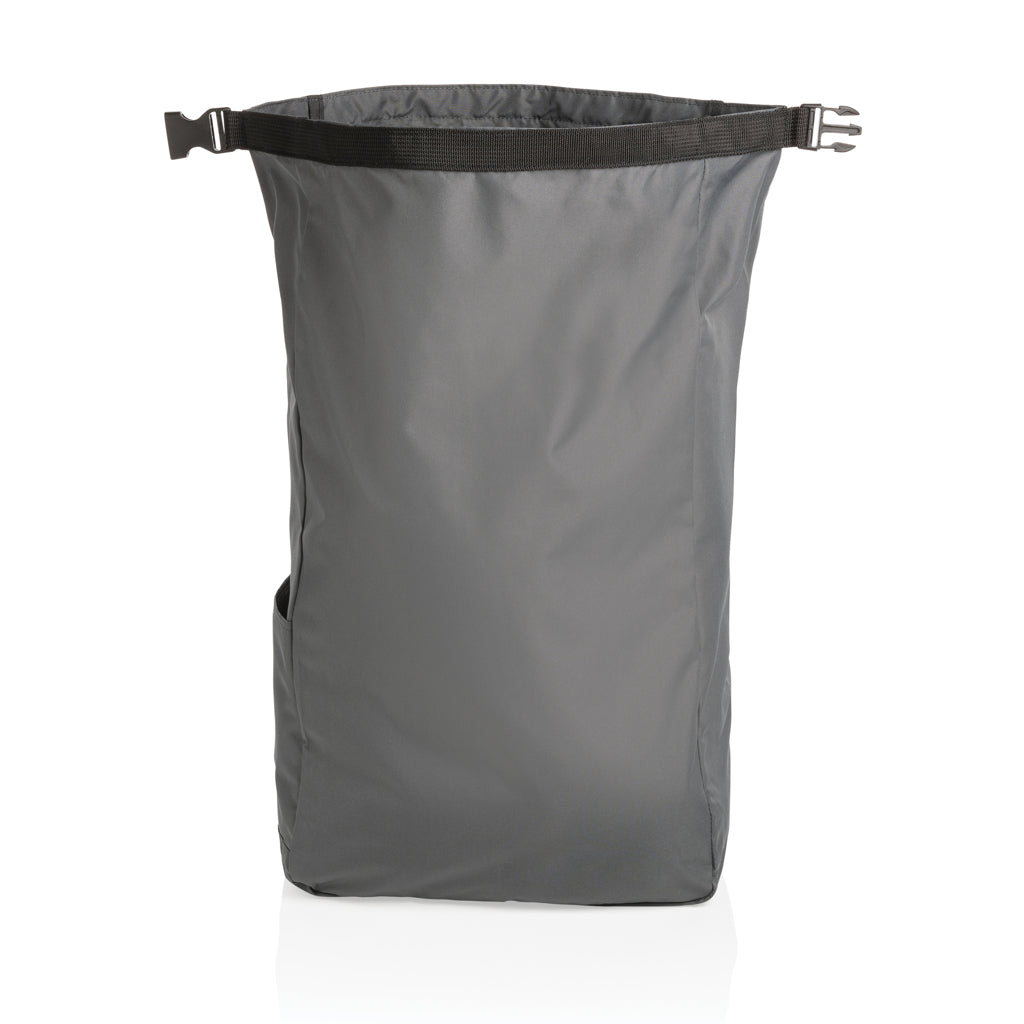 Impact AWARE™ RPET lightweight rolltop backpack - Anthracite