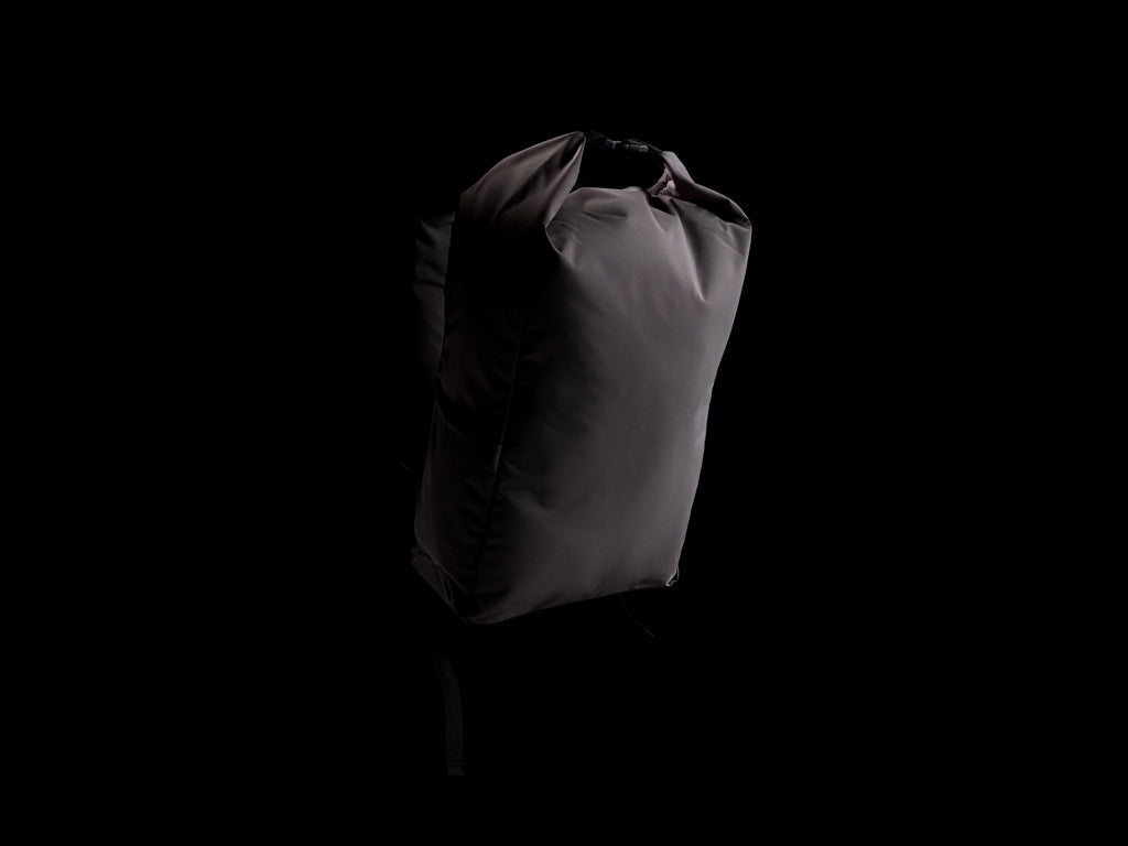 Impact AWARE™ RPET lightweight rolltop backpack - Anthracite
