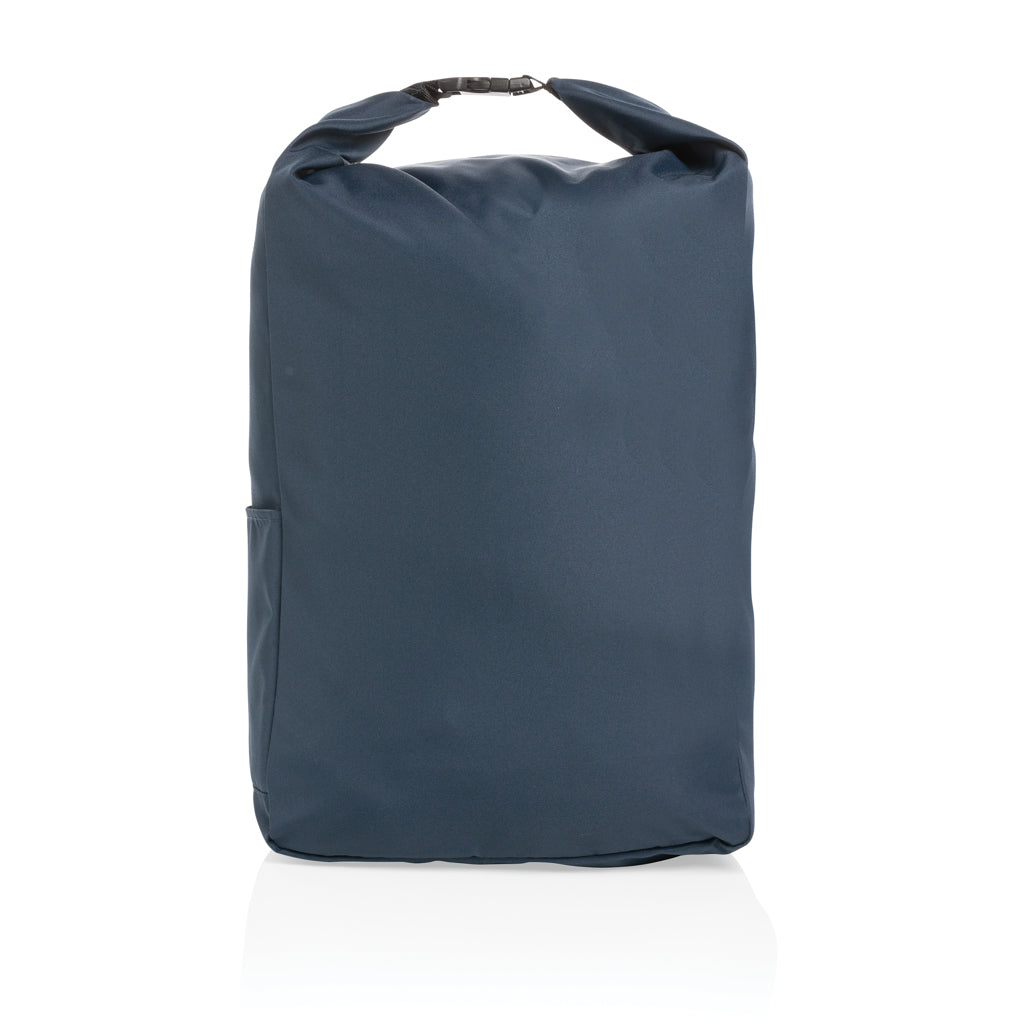 Impact AWARE™ RPET lightweight rolltop backpack - Navy