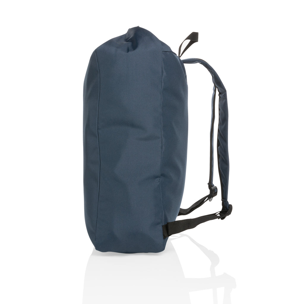 Impact AWARE™ RPET lightweight rolltop backpack - Navy
