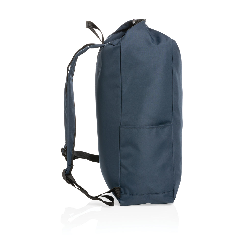 Impact AWARE™ RPET lightweight rolltop backpack - Navy