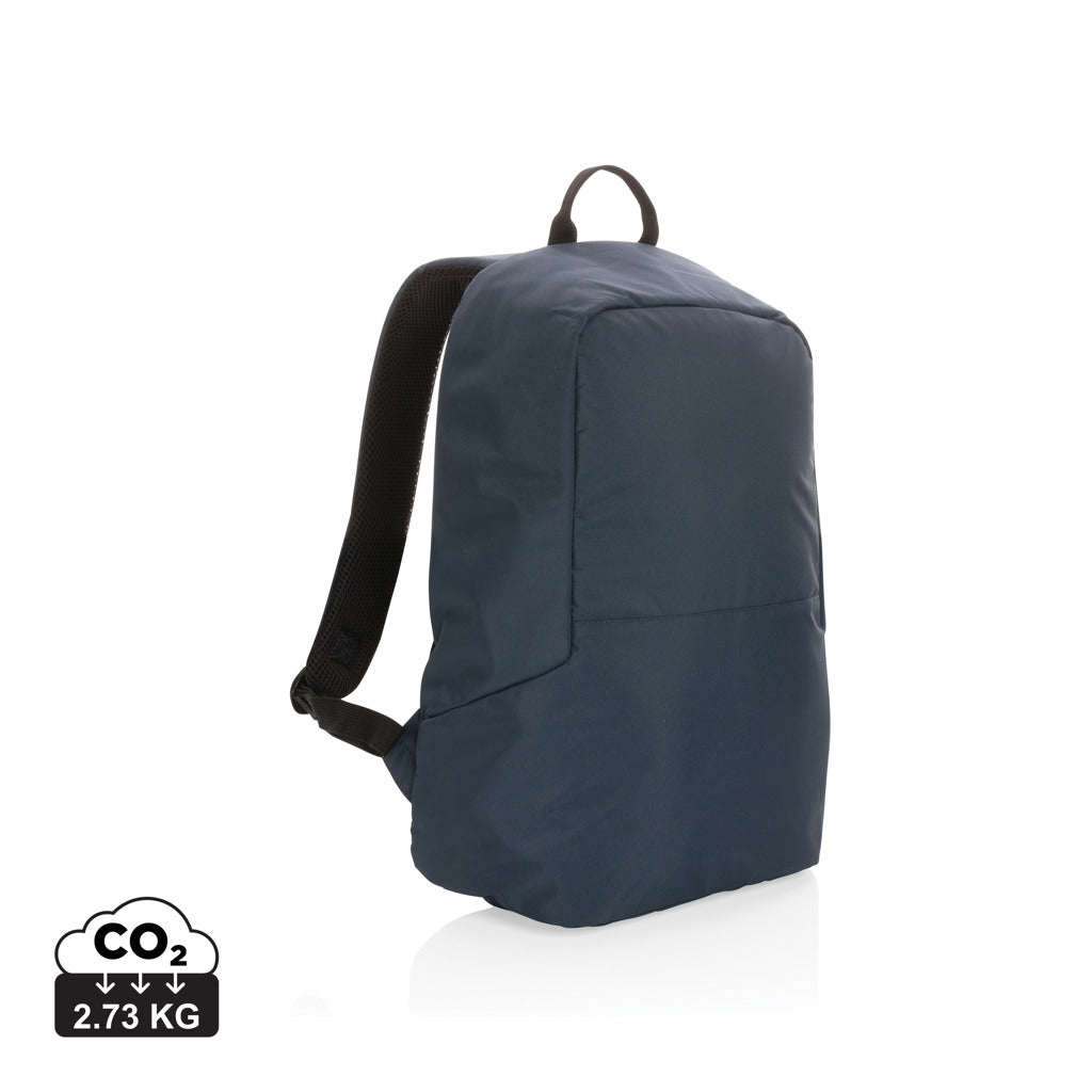 Impact AWARE™ RPET anti-theft backpack - Navy