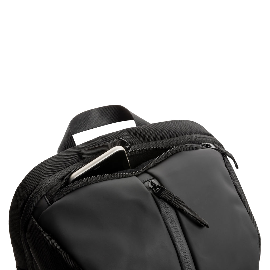 Swiss Peak AWARE™ RPET 15.6 inch work/gym backpack - Black