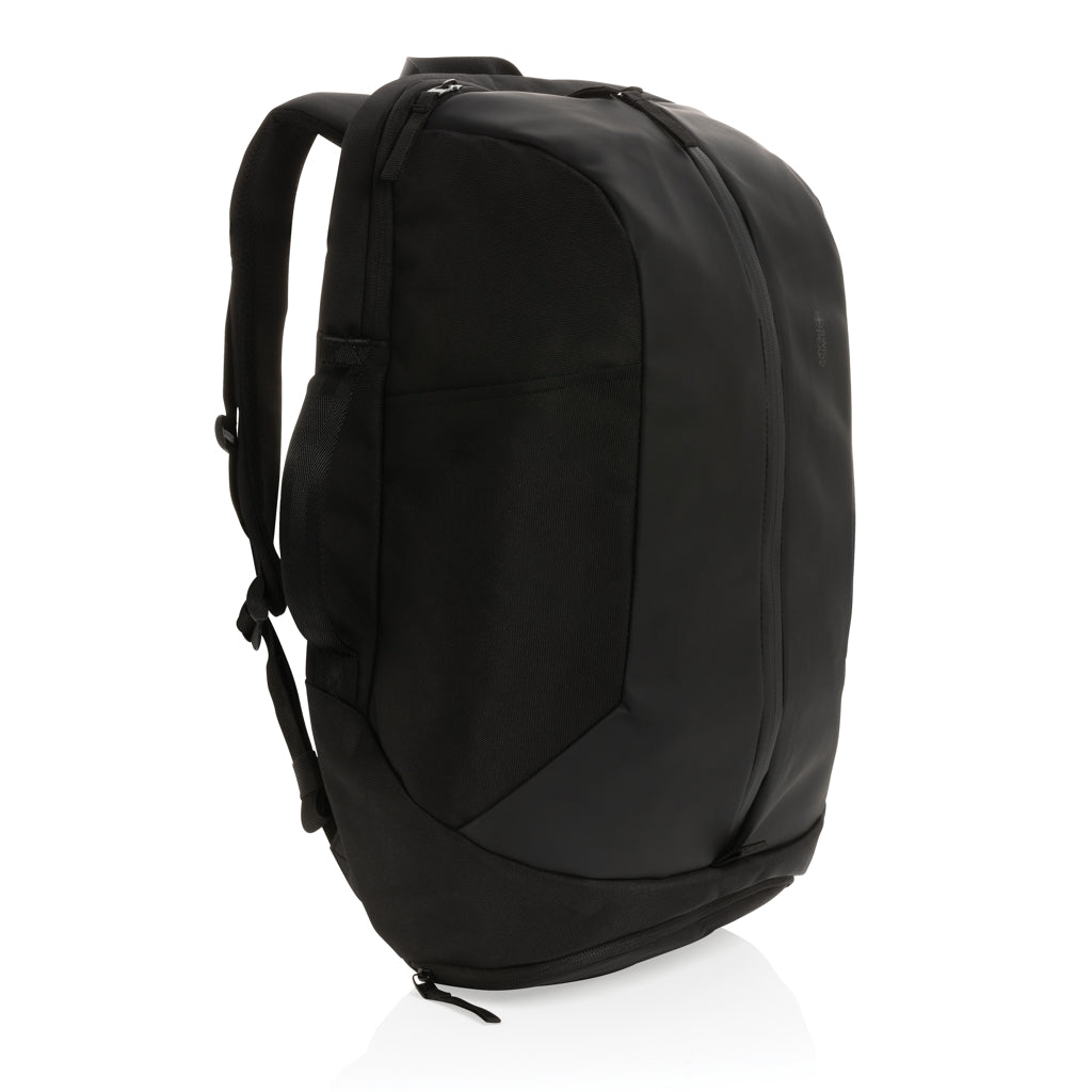 Swiss Peak AWARE™ RPET 15.6 inch work/gym backpack - Black