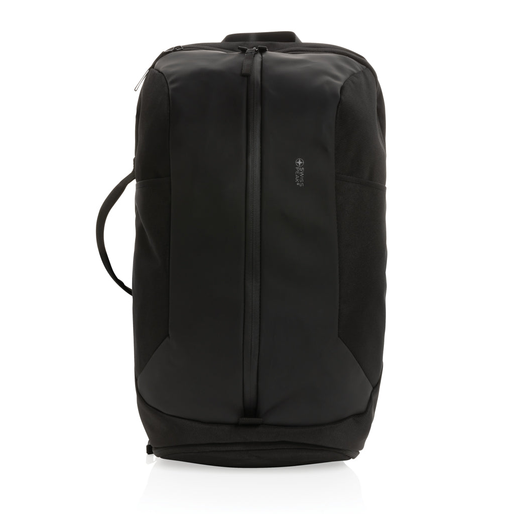 Swiss Peak AWARE™ RPET 15.6 inch work/gym backpack - Black
