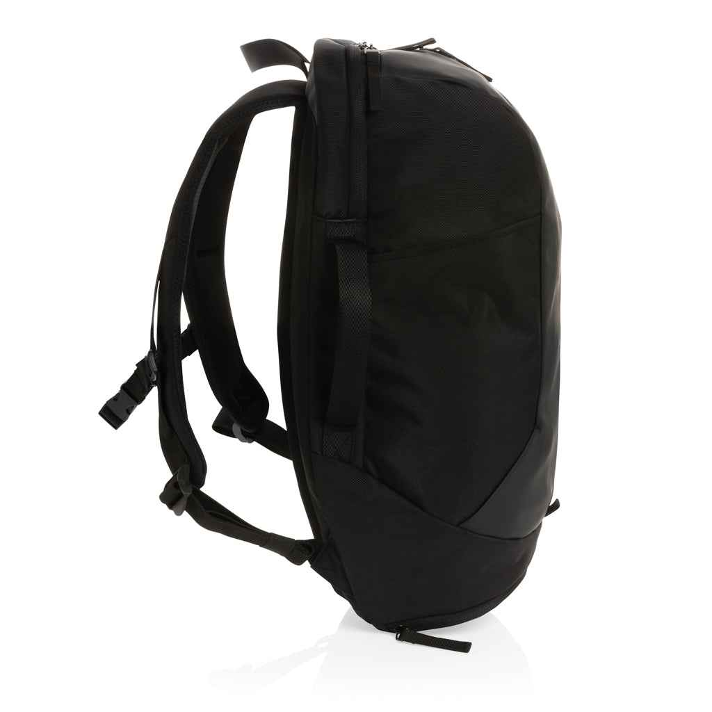 Swiss Peak AWARE™ RPET 15.6 inch work/gym backpack - Black