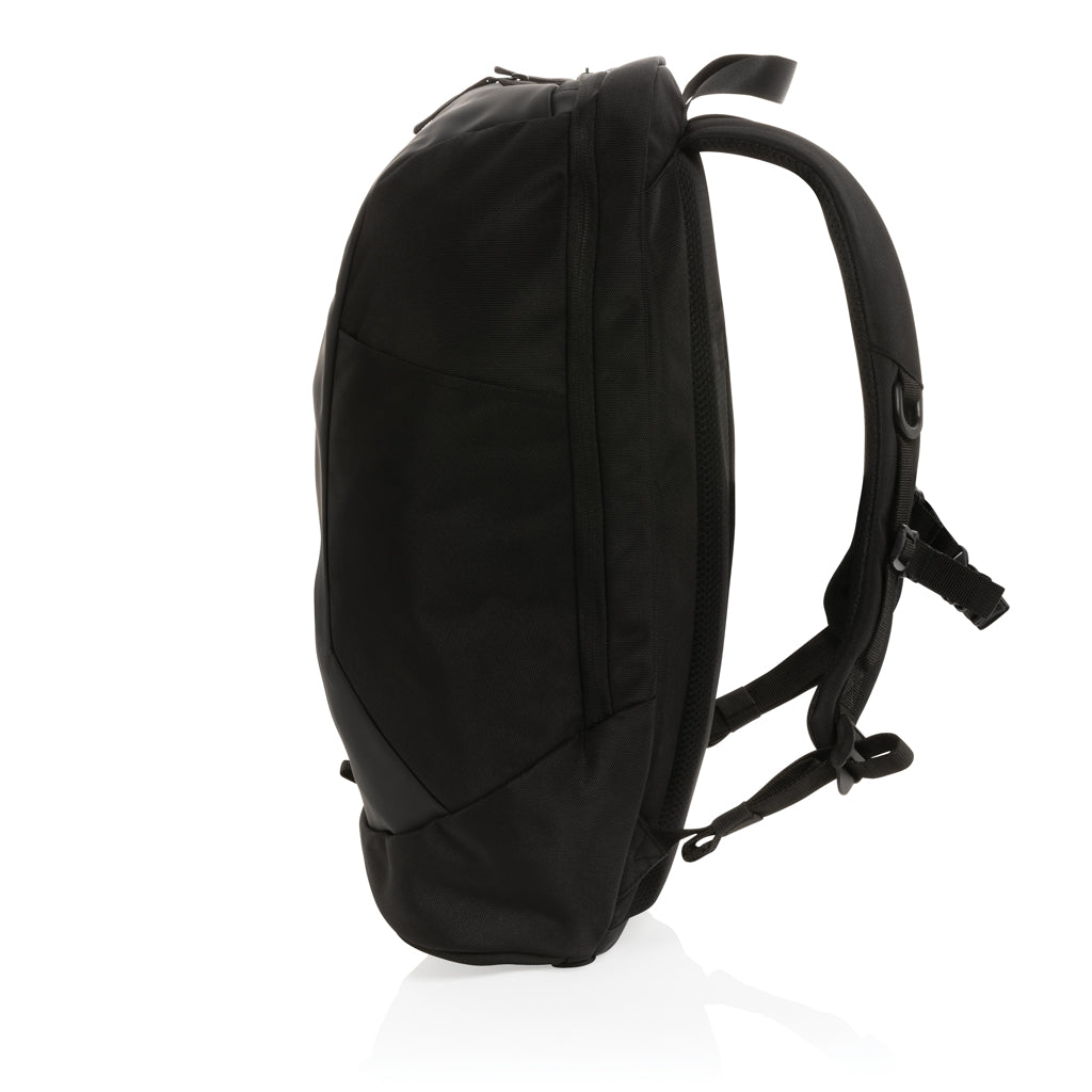 Swiss Peak AWARE™ RPET 15.6 inch work/gym backpack - Black