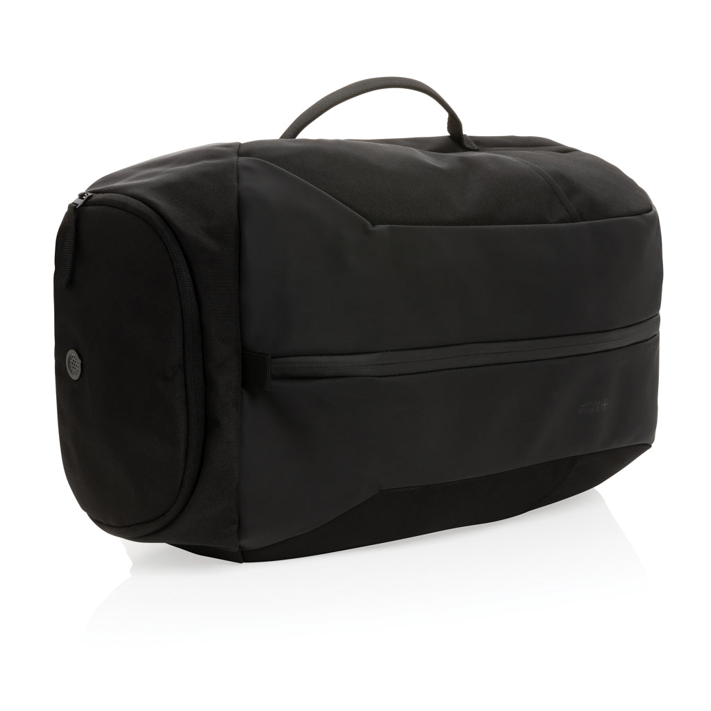 Swiss Peak AWARE™ RPET 15.6 inch work/gym backpack - Black