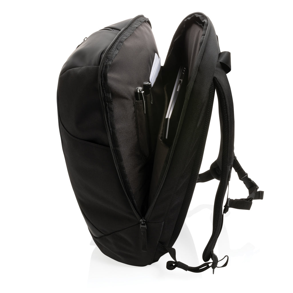 Swiss Peak AWARE™ RPET 15.6 inch work/gym backpack - Black