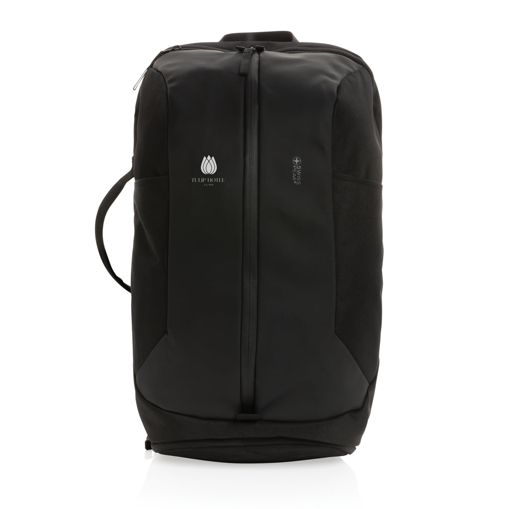 Swiss Peak AWARE™ RPET 15.6 inch work/gym backpack - Black