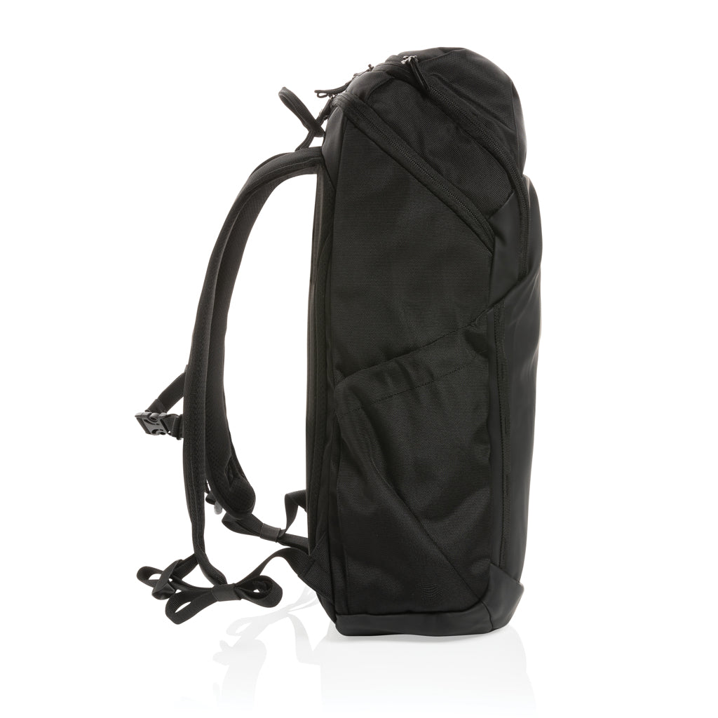 Swiss Peak AWARE™ RPET 15.6 inch business backpack - Black