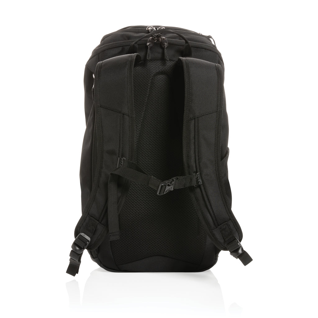 Swiss Peak AWARE™ RPET 15.6 inch business backpack - Black