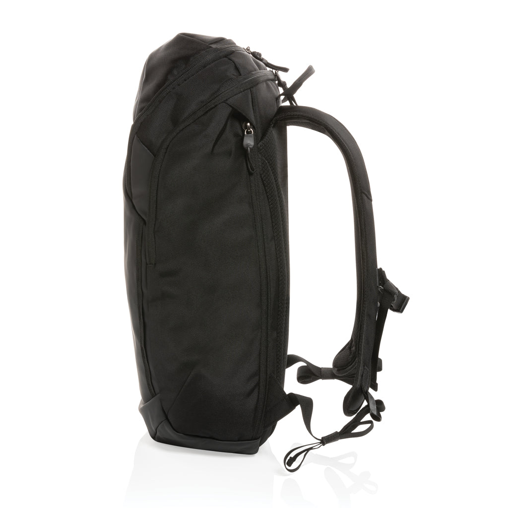 Swiss Peak AWARE™ RPET 15.6 inch business backpack - Black