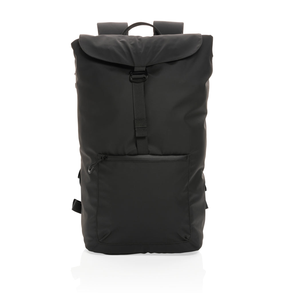 Impact AWARE™ RPET water resistant 15.6' laptop backpack - Black