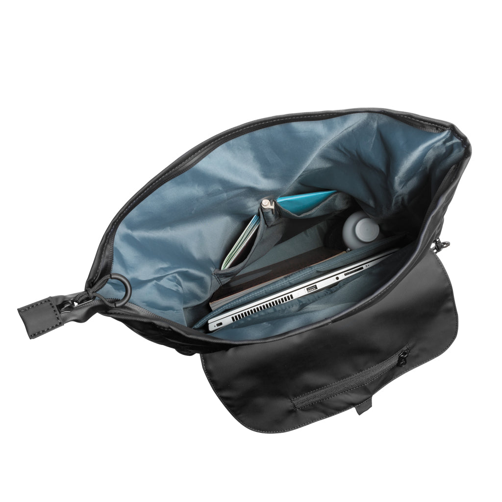 Impact AWARE™ RPET water resistant 15.6' laptop backpack - Black