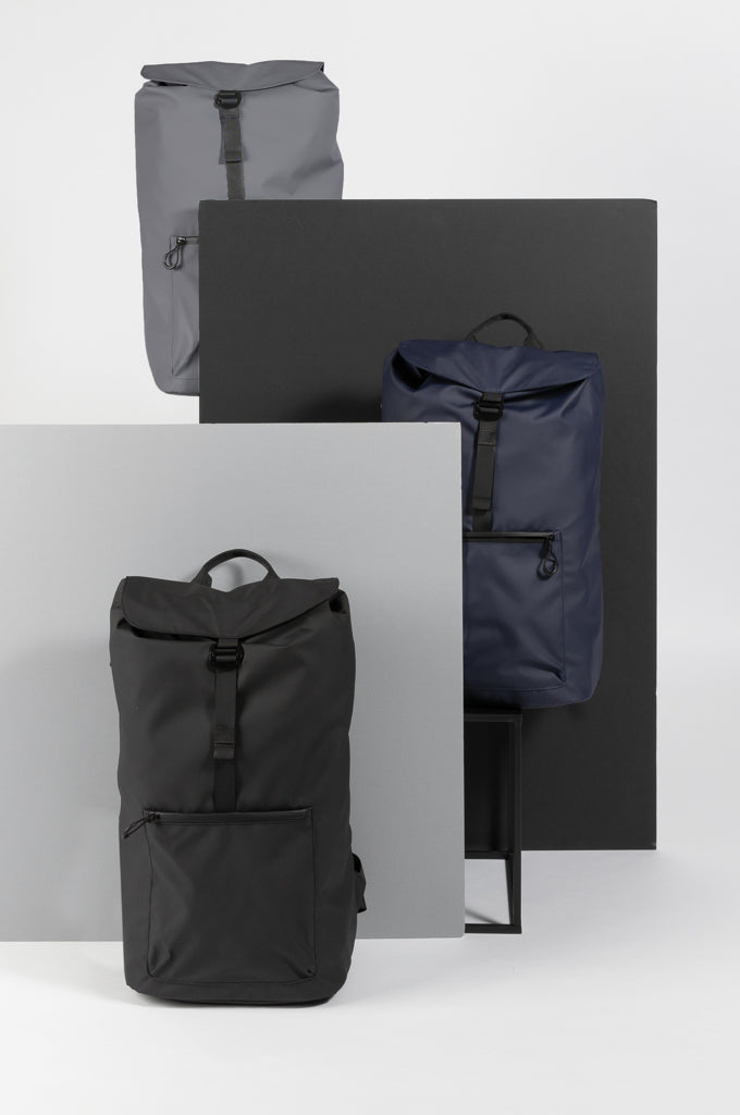 Impact AWARE™ RPET water resistant 15.6' laptop backpack - Black