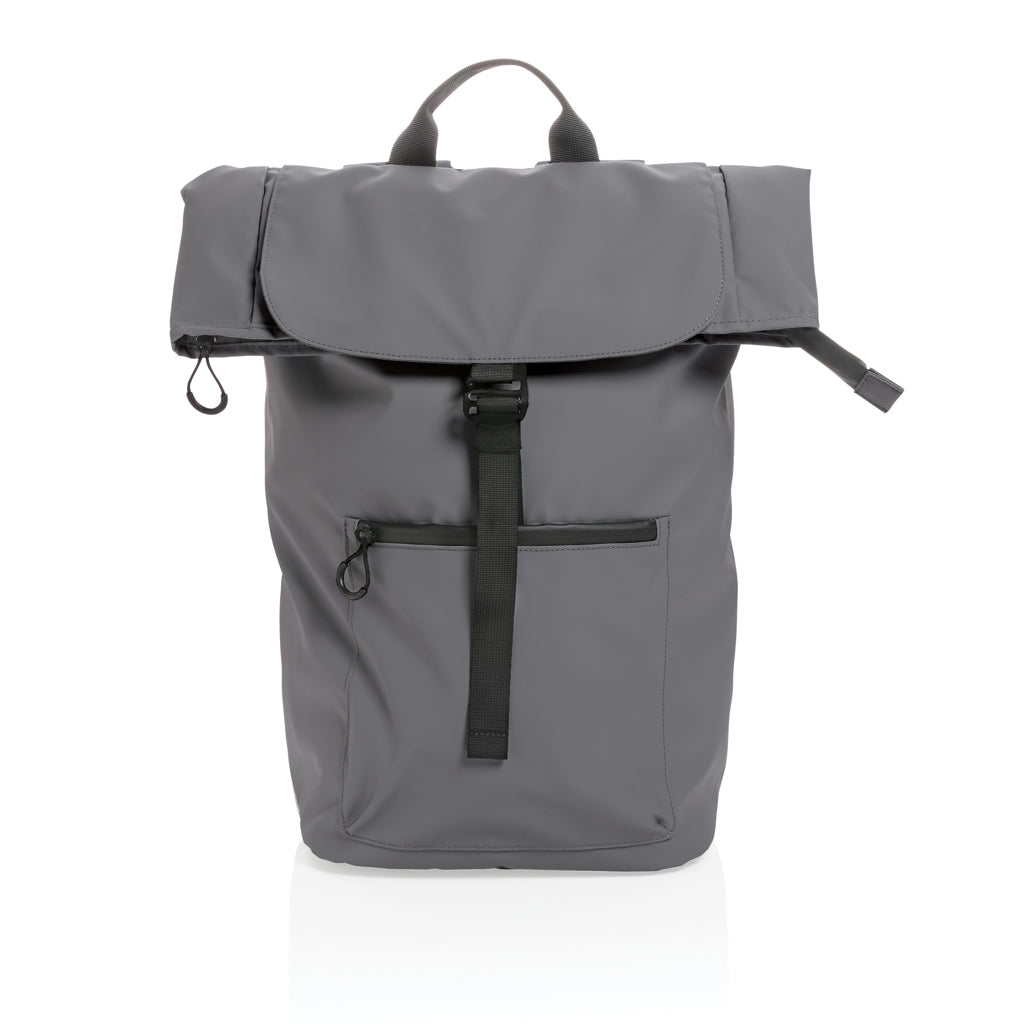 Impact AWARE™ RPET water resistant 15.6' laptop backpack - Anthracite