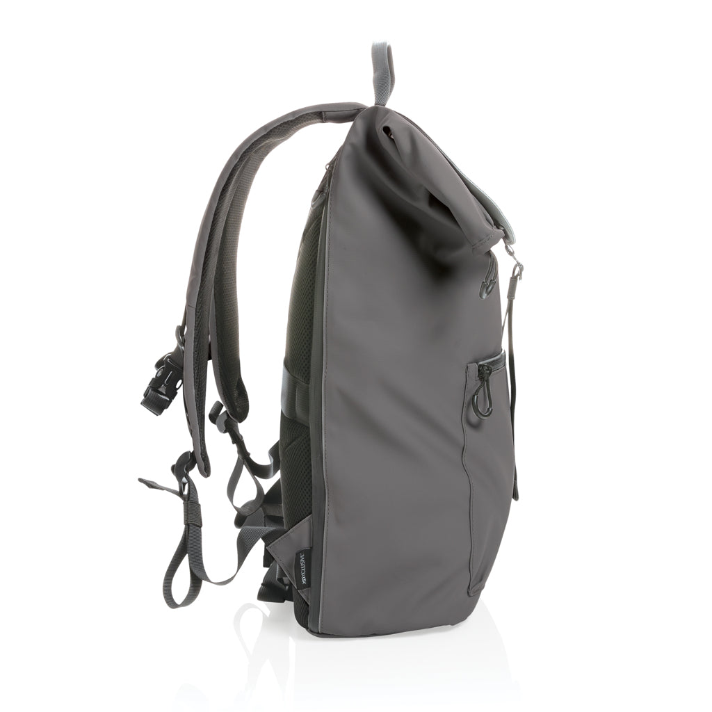Impact AWARE™ RPET water resistant 15.6' laptop backpack - Anthracite