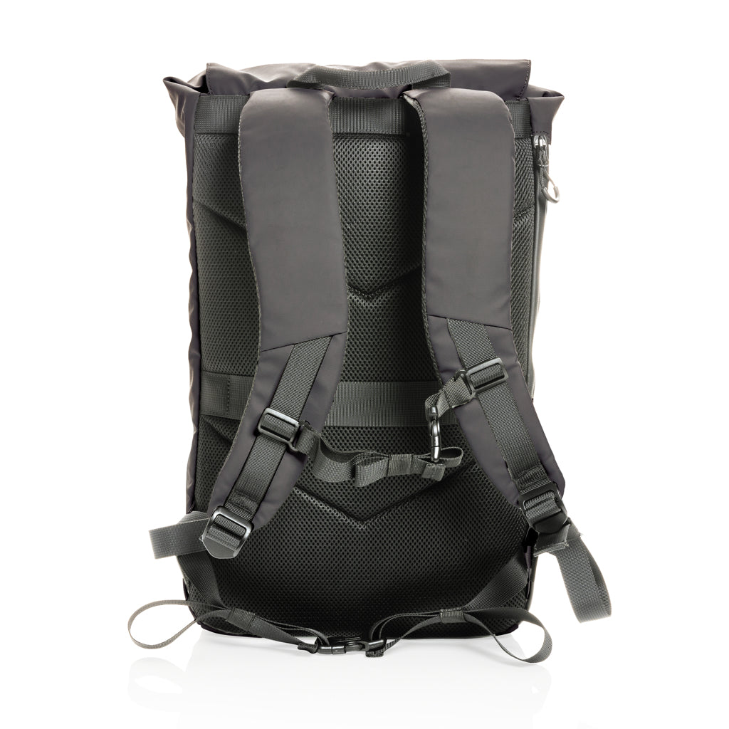 Impact AWARE™ RPET water resistant 15.6' laptop backpack - Anthracite