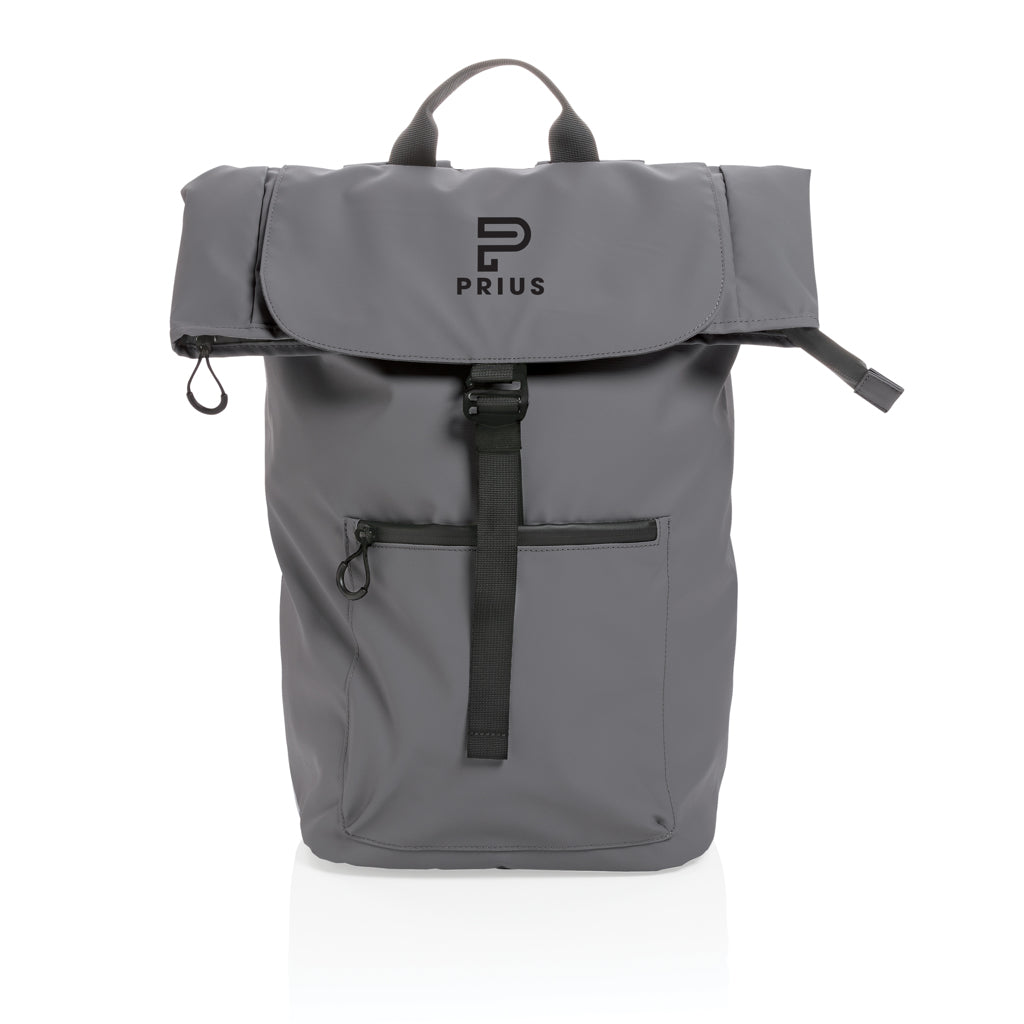 Impact AWARE™ RPET water resistant 15.6' laptop backpack - Anthracite