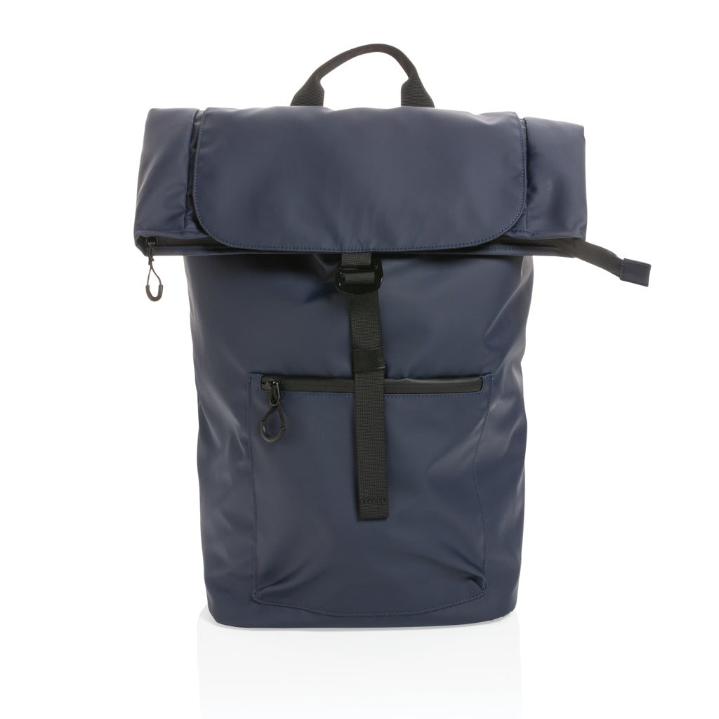 Impact AWARE™ RPET water resistant 15.6' laptop backpack - Navy