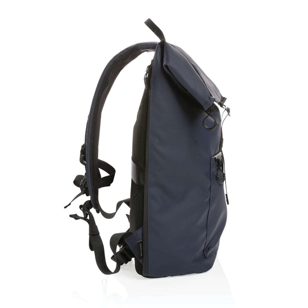 Impact AWARE™ RPET water resistant 15.6' laptop backpack - Navy