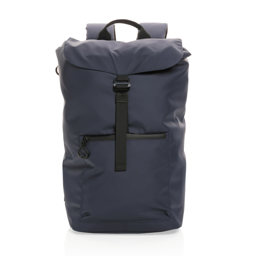 Impact AWARE™ RPET water resistant 15.6' laptop backpack - Navy