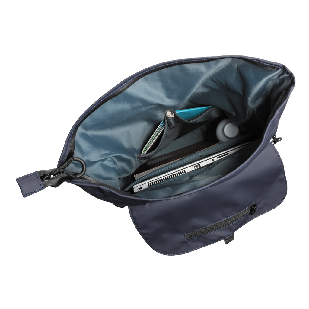 Impact AWARE™ RPET water resistant 15.6' laptop backpack - Navy