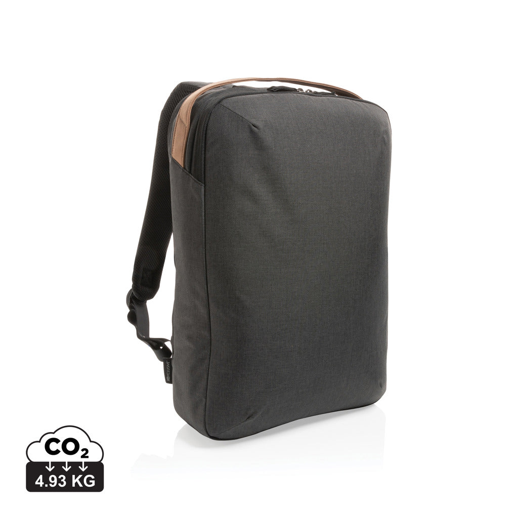 Impact AWARE™ 300D two tone deluxe 15.6' laptop backpack - Black