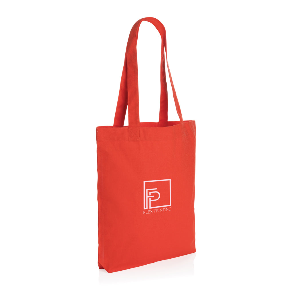 Impact Aware™ 285 gsm rcanvas tote bag - Luscious Red