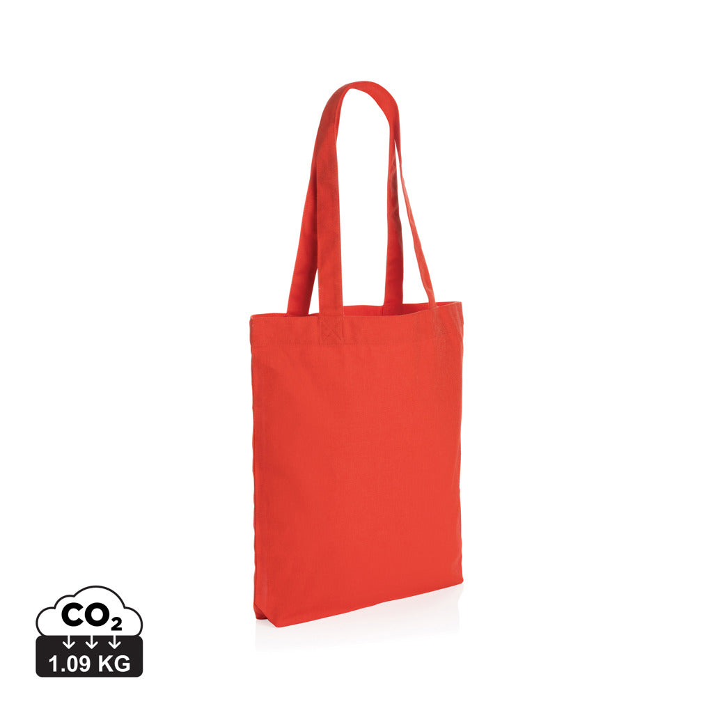 Impact Aware™ 285 gsm rcanvas tote bag - Luscious Red