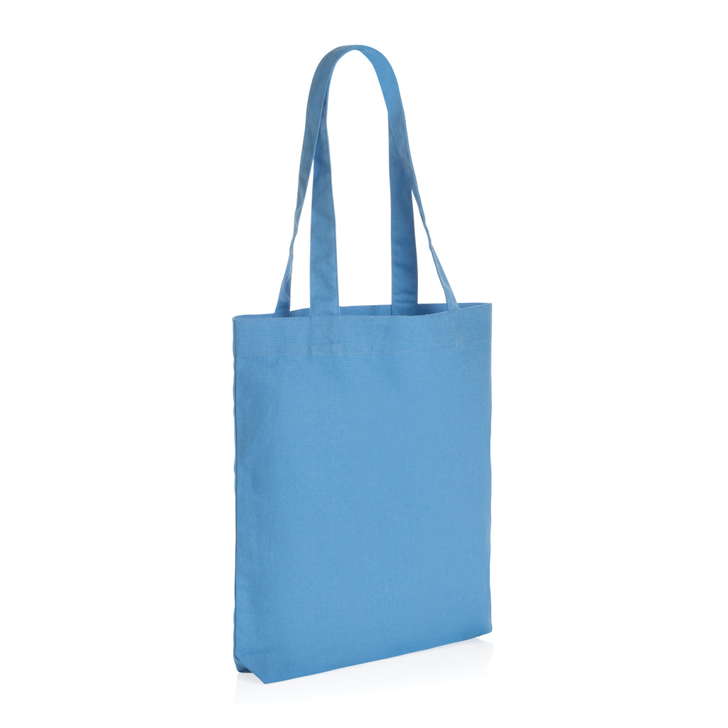 Impact Aware™ 285 gsm rcanvas tote bag - Tranquil Blue