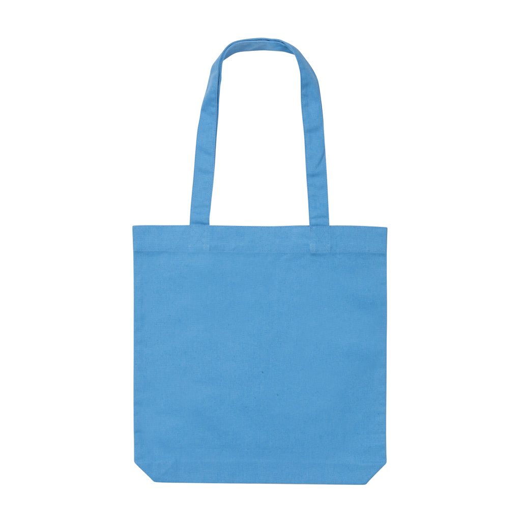 Impact Aware™ 285 gsm rcanvas tote bag - Tranquil Blue
