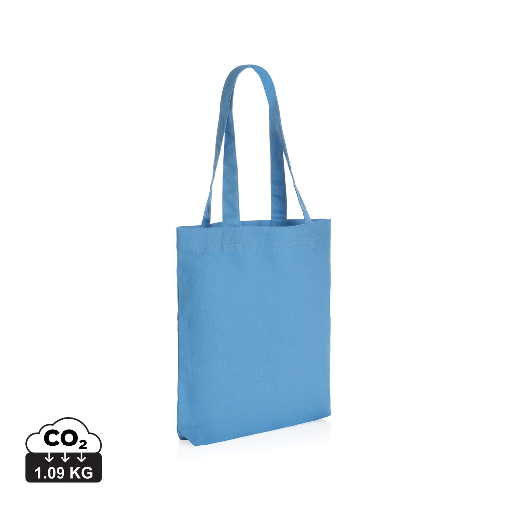 Impact Aware™ 285 gsm rcanvas tote bag - Tranquil Blue
