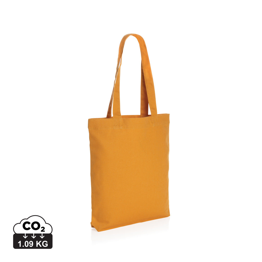 Impact Aware™ 285 gsm rcanvas tote bag - Sundial Orange