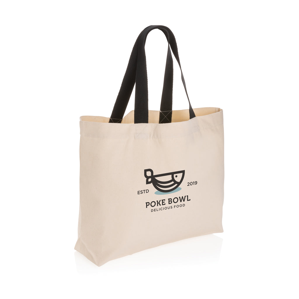 Impact Aware™ 240 gsm rcanvas large tote undyed - Off White