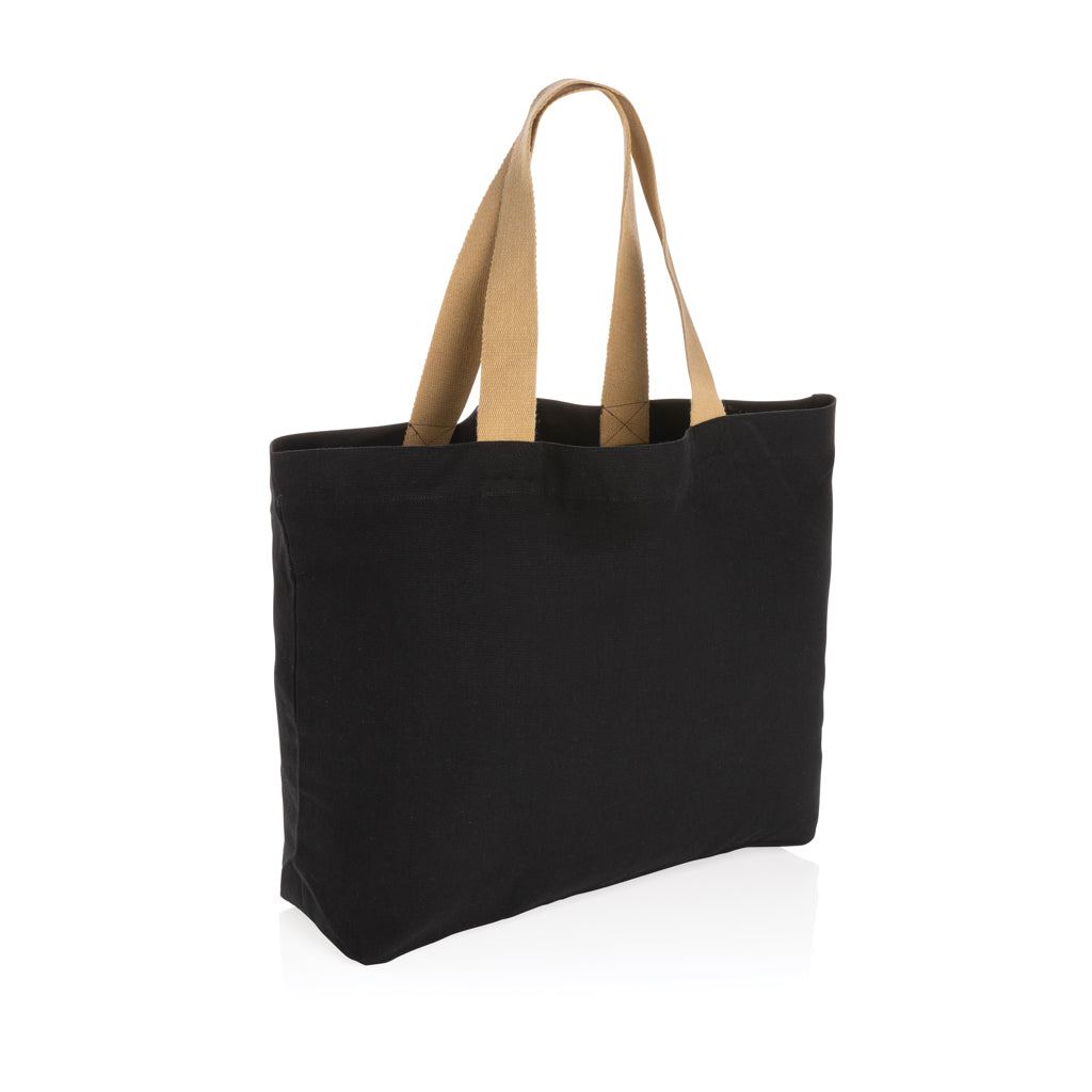 Impact Aware™ 240 gsm rcanvas large tote undyed - Black