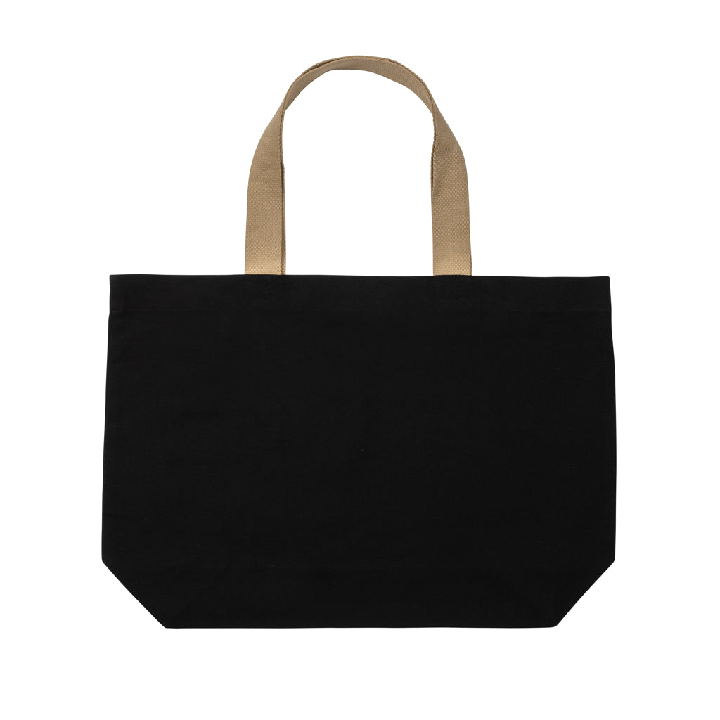 Impact Aware™ 240 gsm rcanvas large tote undyed - Black