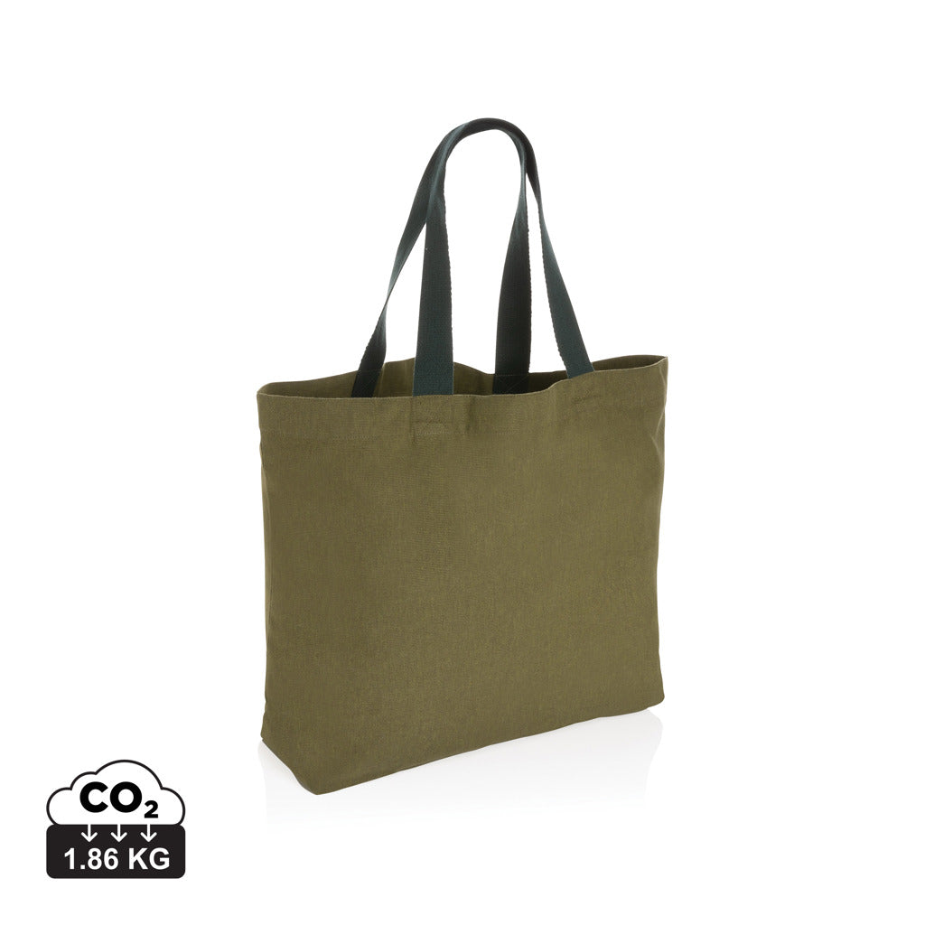 Impact Aware™ 240 gsm rcanvas large tote undyed - Green