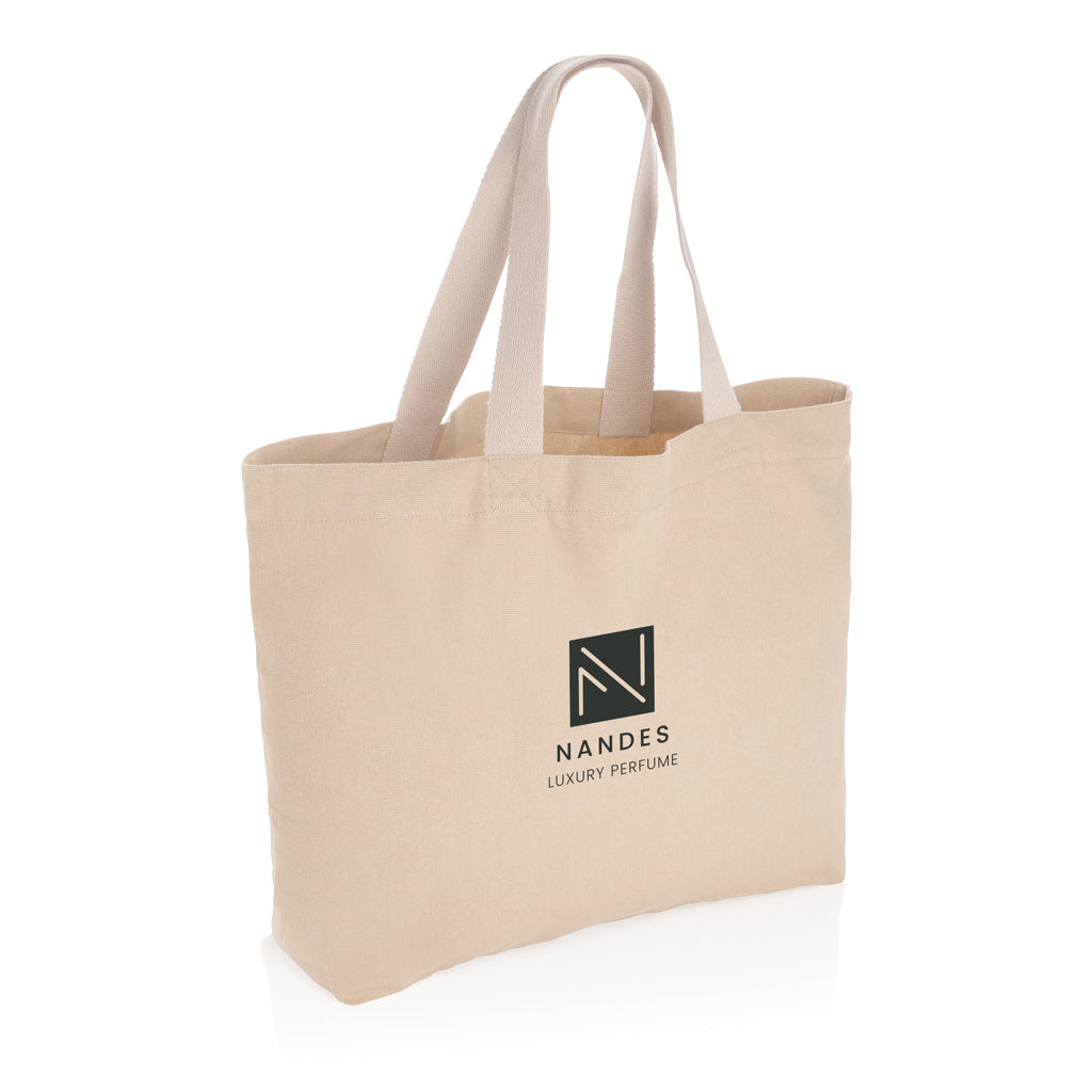 Impact Aware™ 240 gsm rcanvas large tote undyed - Brown