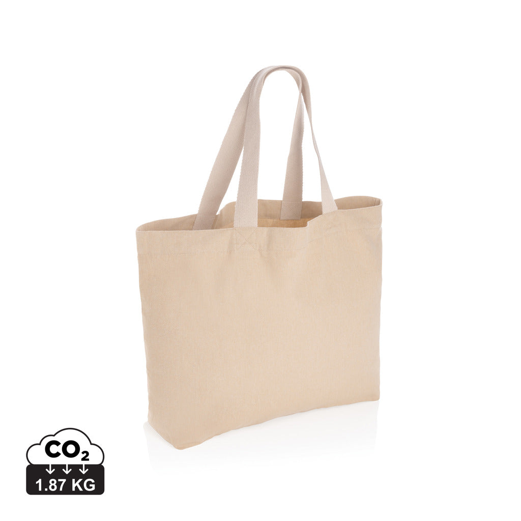 Impact Aware™ 240 gsm rcanvas large tote undyed - Brown