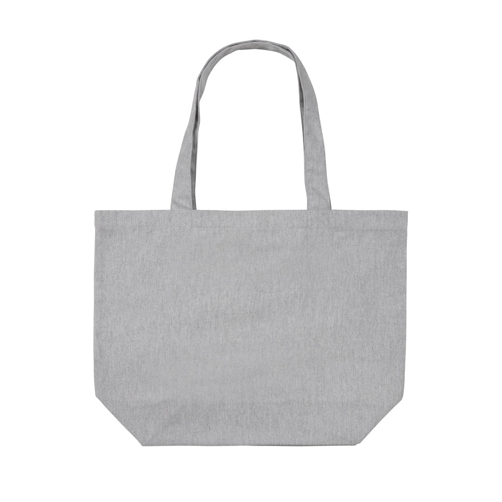 Impact Aware™ 240 gsm rcanvas shopper w/pocket undyed - Grey