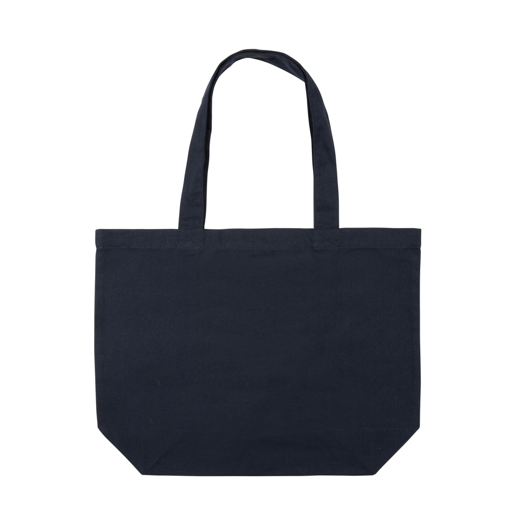 Impact Aware™ 240 gsm rcanvas shopper w/pocket undyed - Navy