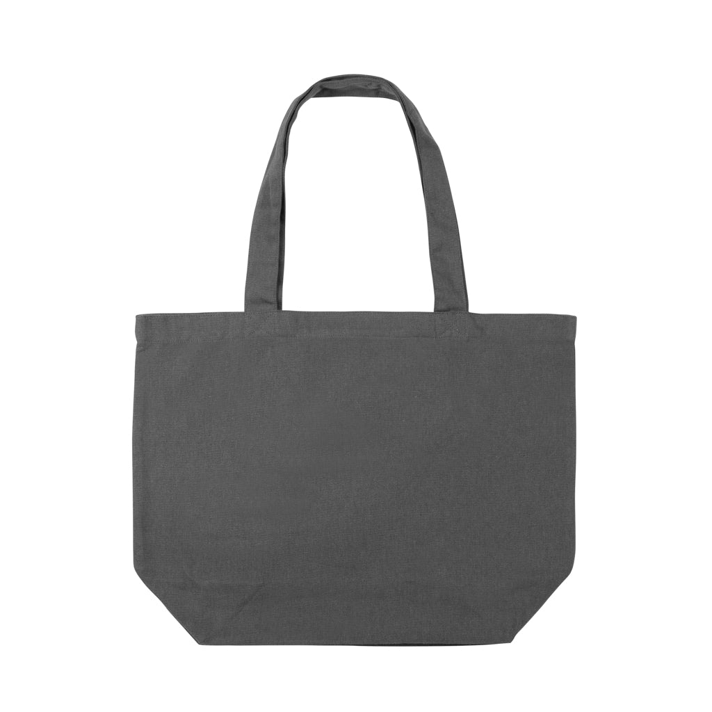 Impact Aware™ 240 gsm rcanvas shopper w/pocket undyed - Anthracite