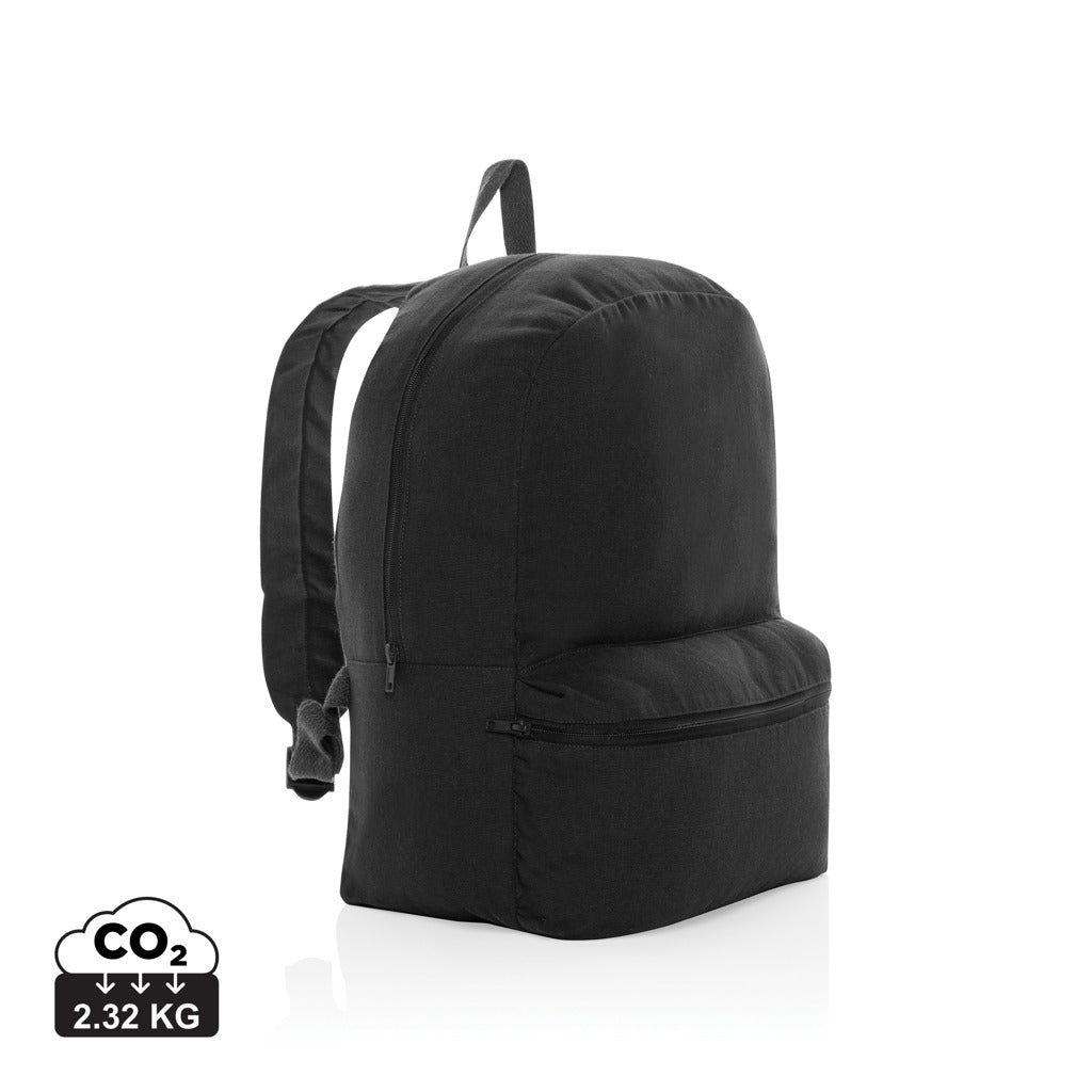 Impact Aware™ 285 gsm rcanvas backpack undyed - Black